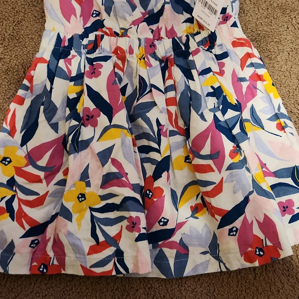 NWT Carter's Floral linen dress- 2T